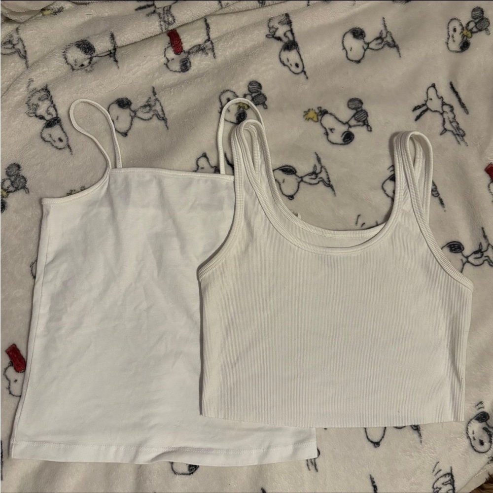 White Tank Tops Bundle
